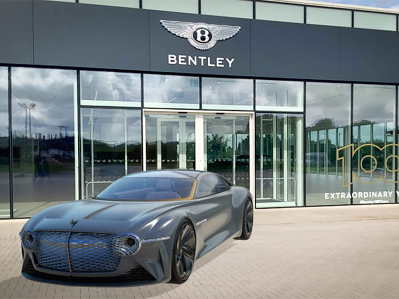 BENTLEY تطوّر تطبيقاً جديداً لاستعراض سيارتها النموذجيةEXP 100 GT